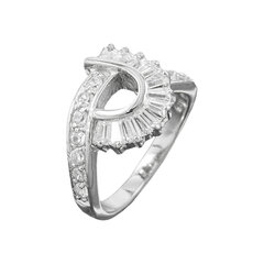 Sidabrinis žiedas Gallay C4Y93047-58 kaina ir informacija | Žiedai | pigu.lt