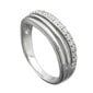 Sidabrinis žiedas Gallay C4Y94050-62 kaina ir informacija | Žiedai | pigu.lt