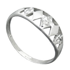 Sidabrinis žiedas Gallay C4Y94065-58 kaina ir informacija | Žiedai | pigu.lt