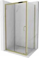 Dušo kabina Mexen Apia, Gold, 100x70,80,90,100 cm kaina ir informacija | Dušo kabinos | pigu.lt