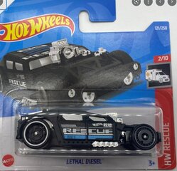 Игрушечный автомобиль 2022 - 121 - HCT84 Hot Wheels Lethal Diesel цена и информация | Игрушки для мальчиков | pigu.lt