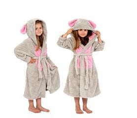 Chalatas vaikams Mouse 2, smėlio spalvos цена и информация | Пижамы, халаты для девочек | pigu.lt