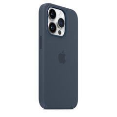 iPhone 14 Pro Max Silicone Case with MagSafe - Storm Blue kaina ir informacija | Telefono dėklai | pigu.lt