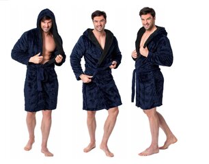 Vyriškas chalatas Jordan Navy Black kaina ir informacija | Vyriški chalatai, pižamos | pigu.lt