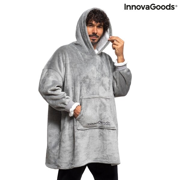 Swug InnovaGoods didelis megztinis-antklodė su flisiniu pamušalu цена и информация | Originalūs džemperiai | pigu.lt