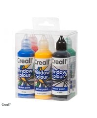 Creall window vitražinių dažų rinkinys 6x80ml kaina ir informacija | Piešimo, tapybos, lipdymo reikmenys | pigu.lt