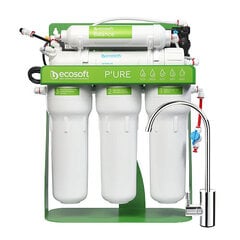 Ecosoft P’URE Balance Питьевой Обратно Осмотический фильтр с помпой на раме. MO675MBALPSECO цена и информация | Фильтры для воды, чистящие устройства | pigu.lt