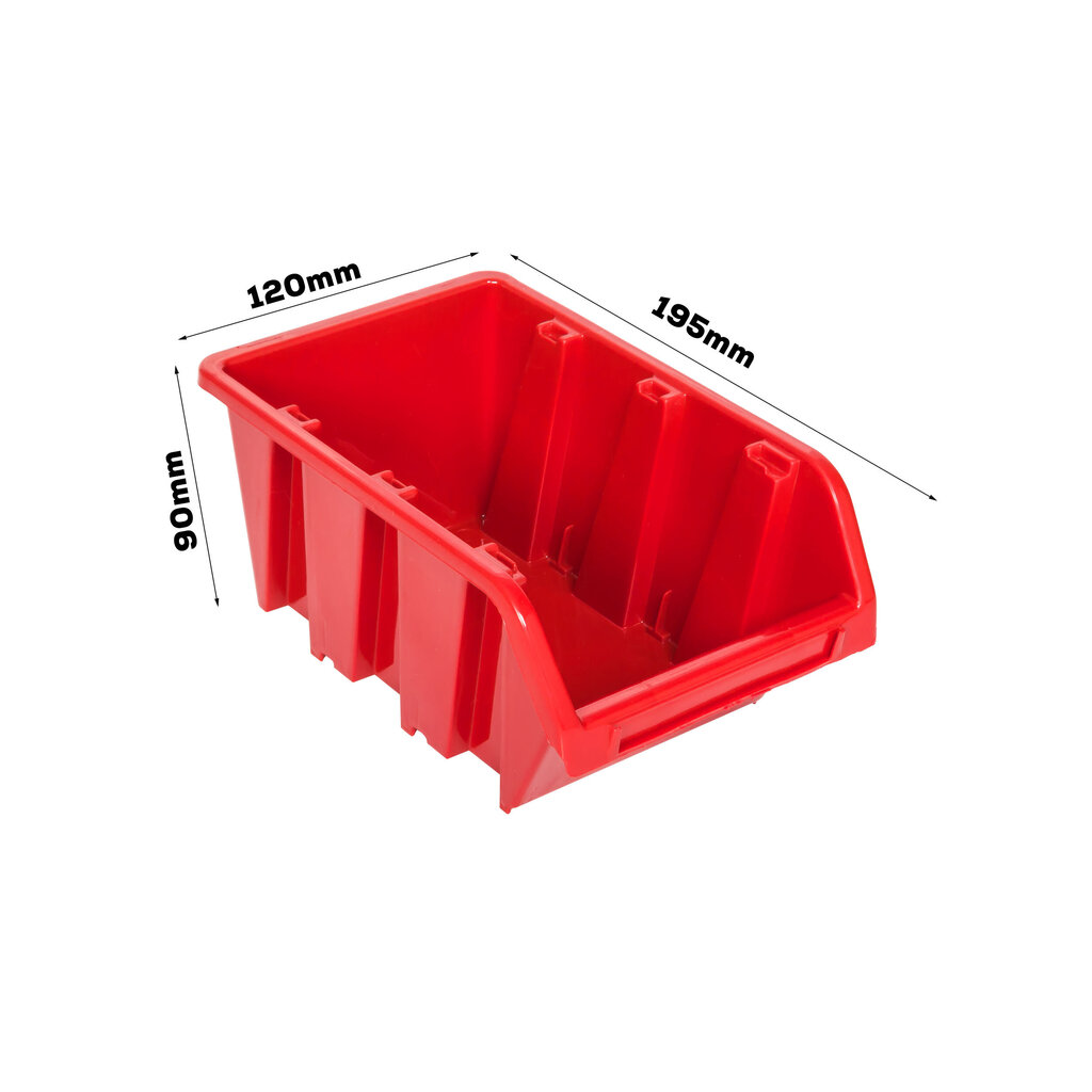 Dėžės 12x19,5x9 cm kaina ir informacija | Įrankių dėžės, laikikliai | pigu.lt