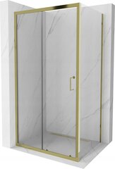 Dušo kabina Mexen Apia, Gold, 135x70,80,90,100 cm kaina ir informacija | Dušo kabinos | pigu.lt