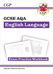 New GCSE English Language AQA Exam Practice Workbook - includes Answers and   Videos цена и информация | Книги для подростков и молодежи | pigu.lt