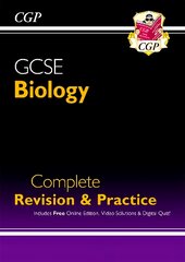 GCSE Biology Complete Revision & Practice includes Online Ed, Videos & Quizzes цена и информация | Книги для подростков и молодежи | pigu.lt