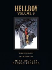 Hellboy Library Edition Volume 5: Darkness Calls And The Wild Hunt, Volume 5, Hellboy Library Edition Volume 5: Darkness Calls And The Wild Hunt Darkness Calls - the Wild Hunt цена и информация | Фантастика, фэнтези | pigu.lt