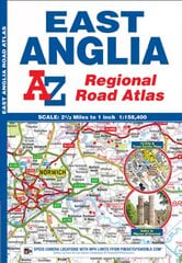 East Anglia Regional Road Atlas 13th Revised edition kaina ir informacija | Kelionių vadovai, aprašymai | pigu.lt