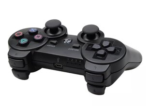 Žaidimų pultelis Games World PS3 Doubleshock 3 bevielis žaidimų pultelis / valdiklis, juodas, skirtas PS3 kaina ir informacija | Žaidimų pultai | pigu.lt
