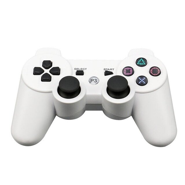 Games World PS3 Doubleshock 3 bevielis žaidimų pultelis / valdiklis, baltas, skirtas PS3 kaina ir informacija | Žaidimų pultai  | pigu.lt
