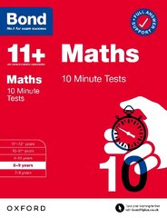 Bond 11plus: Bond 11plus Maths 10 Minute Tests with Answer Support 8-9 years 1 kaina ir informacija | Knygos paaugliams ir jaunimui | pigu.lt