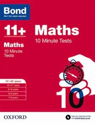 Bond 11plus: Maths: 10 Minute Tests: 11plus-12plus years, 11-12 years kaina ir informacija | Knygos paaugliams ir jaunimui | pigu.lt