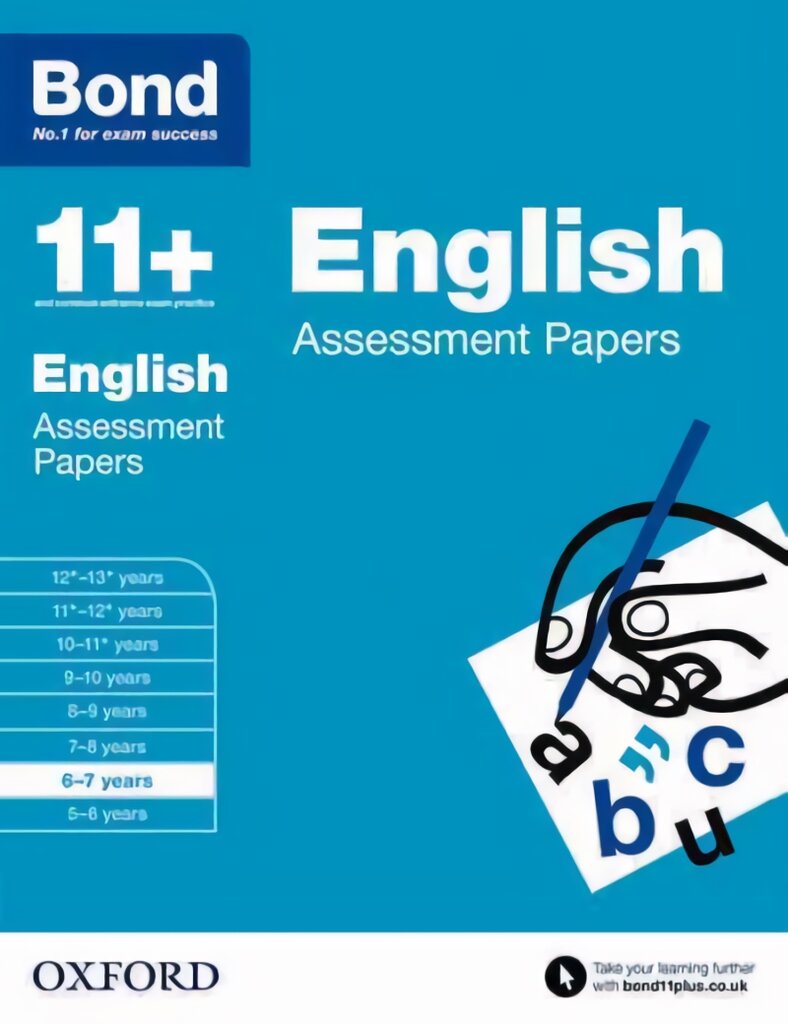 Bond 11plus: English: Assessment Papers: 6-7 years, 6-7 years kaina ir informacija | Knygos paaugliams ir jaunimui | pigu.lt