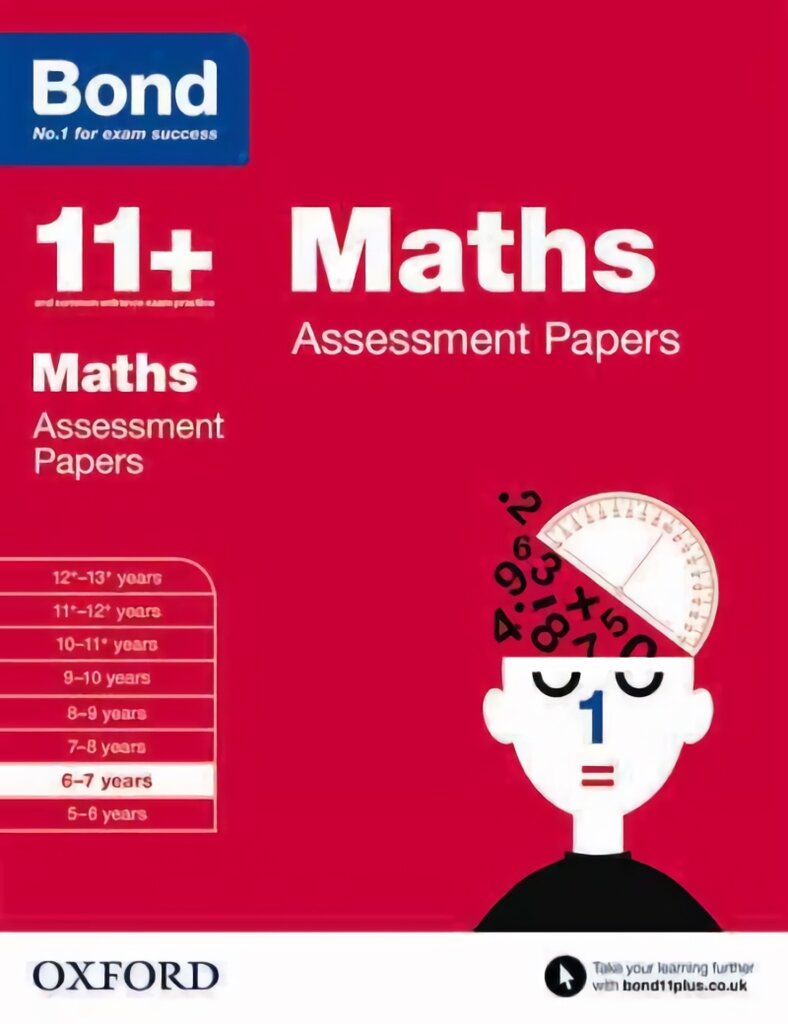 Bond 11plus: Maths: Assessment Papers: 6-7 years, 6-7 years цена и информация | Knygos paaugliams ir jaunimui | pigu.lt