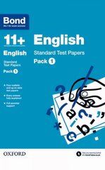 Bond 11 plus: English: Standard Test Papers: Pack 1, Pack 1 kaina ir informacija | Knygos paaugliams ir jaunimui | pigu.lt