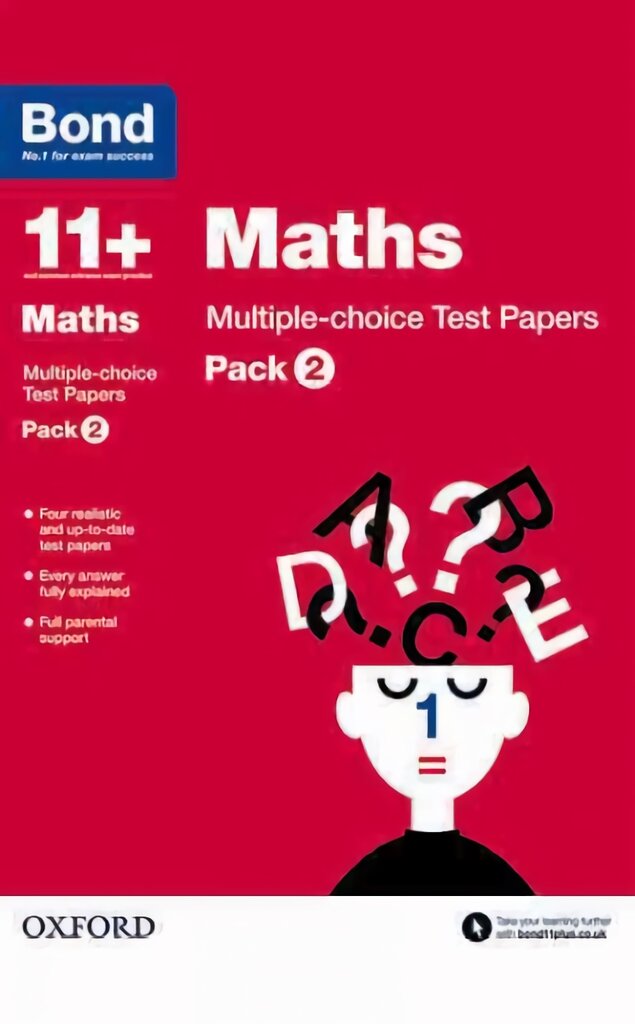 Bond 11plus: Maths: Multiple-choice Test Papers: Pack 2, Pack 2 kaina ir informacija | Knygos paaugliams ir jaunimui | pigu.lt
