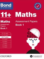 Bond 11plus: Bond 11plus Maths Assessment Papers 10-11 yrs Book 1 1 kaina ir informacija | Knygos paaugliams ir jaunimui | pigu.lt