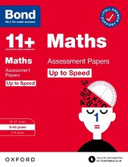 Bond 11plus: Bond 11plus Maths Up to Speed Assessment Papers with Answer Support 9-10 Years 1 kaina ir informacija | Knygos paaugliams ir jaunimui | pigu.lt