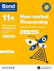 Bond 11plus: Bond 11plus Non-verbal Reasoning Up to Speed Assessment Papers with Answer Support 10-11 years 1 kaina ir informacija | Knygos paaugliams ir jaunimui | pigu.lt
