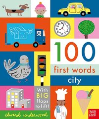 100 First Words: City цена и информация | Книги для самых маленьких | pigu.lt