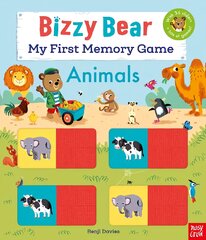 Bizzy Bear: My First Memory Game Book: Animals kaina ir informacija | Knygos mažiesiems | pigu.lt