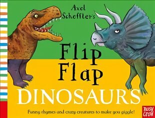 Axel Scheffler's Flip Flap Dinosaurs цена и информация | Книги для самых маленьких | pigu.lt