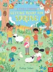 National Trust: Getting Ready for Spring, A Sticker Storybook цена и информация | Книги для малышей | pigu.lt