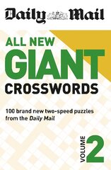 Daily Mail All New Giant Crosswords 2 цена и информация | Книги о питании и здоровом образе жизни | pigu.lt