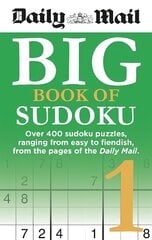 Daily Mail Big Book of Sudoku 1 цена и информация | Книги о питании и здоровом образе жизни | pigu.lt