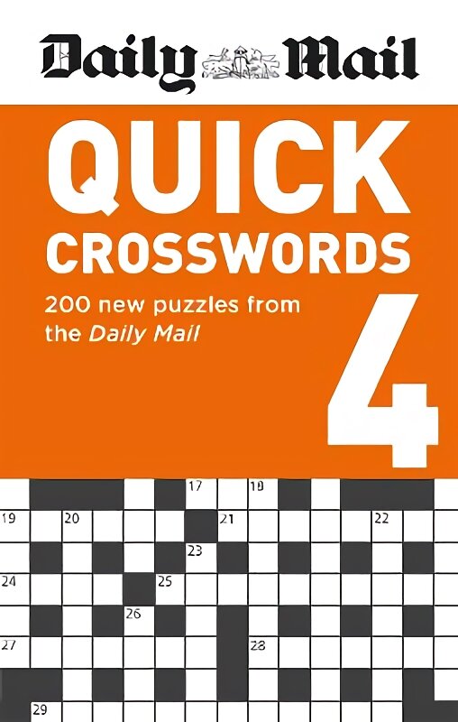 Daily Mail Quick Crosswords Volume 4: 200 new puzzles from the Daily Mail цена и информация | Knygos apie sveiką gyvenseną ir mitybą | pigu.lt