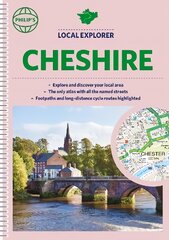 Philip's Local Explorer Street Atlas Cheshire: (Spiral edition) kaina ir informacija | Kelionių vadovai, aprašymai | pigu.lt
