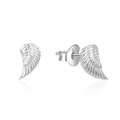 Красивые серебряные серьги Beneto Крылья ангела AGUP728L цена и информация | Серьги | pigu.lt