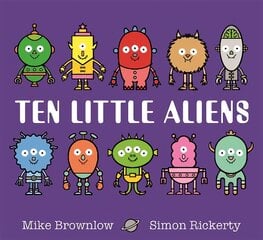 Ten Little Aliens цена и информация | Книги для самых маленьких | pigu.lt