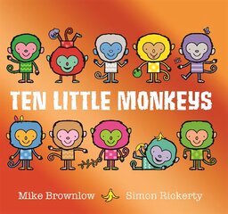 Ten Little Monkeys цена и информация | Книги для малышей | pigu.lt