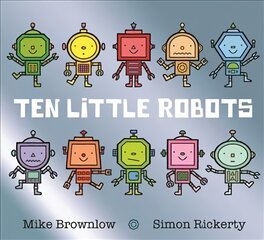 Ten Little Robots цена и информация | Книги для самых маленьких | pigu.lt