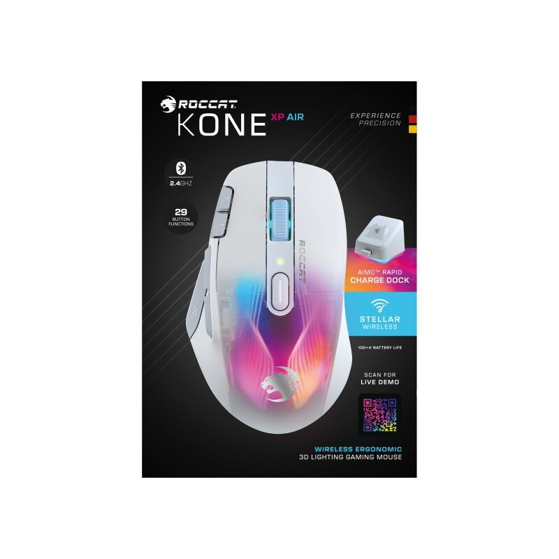 Roccat Kone XP Air kaina ir informacija | Pelės | pigu.lt