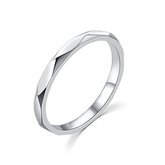 MOISS Минималистское серебряное кольцо R00019 цена и информация | Кольца | pigu.lt