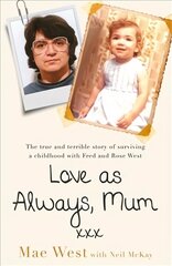 Love as Always, Mum xxx: The true and terrible story of surviving a childhood with Fred and Rose West kaina ir informacija | Biografijos, autobiografijos, memuarai | pigu.lt