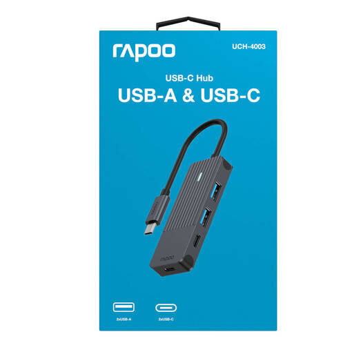 Rapoo UCH-4003 kaina ir informacija | Adapteriai, USB šakotuvai | pigu.lt