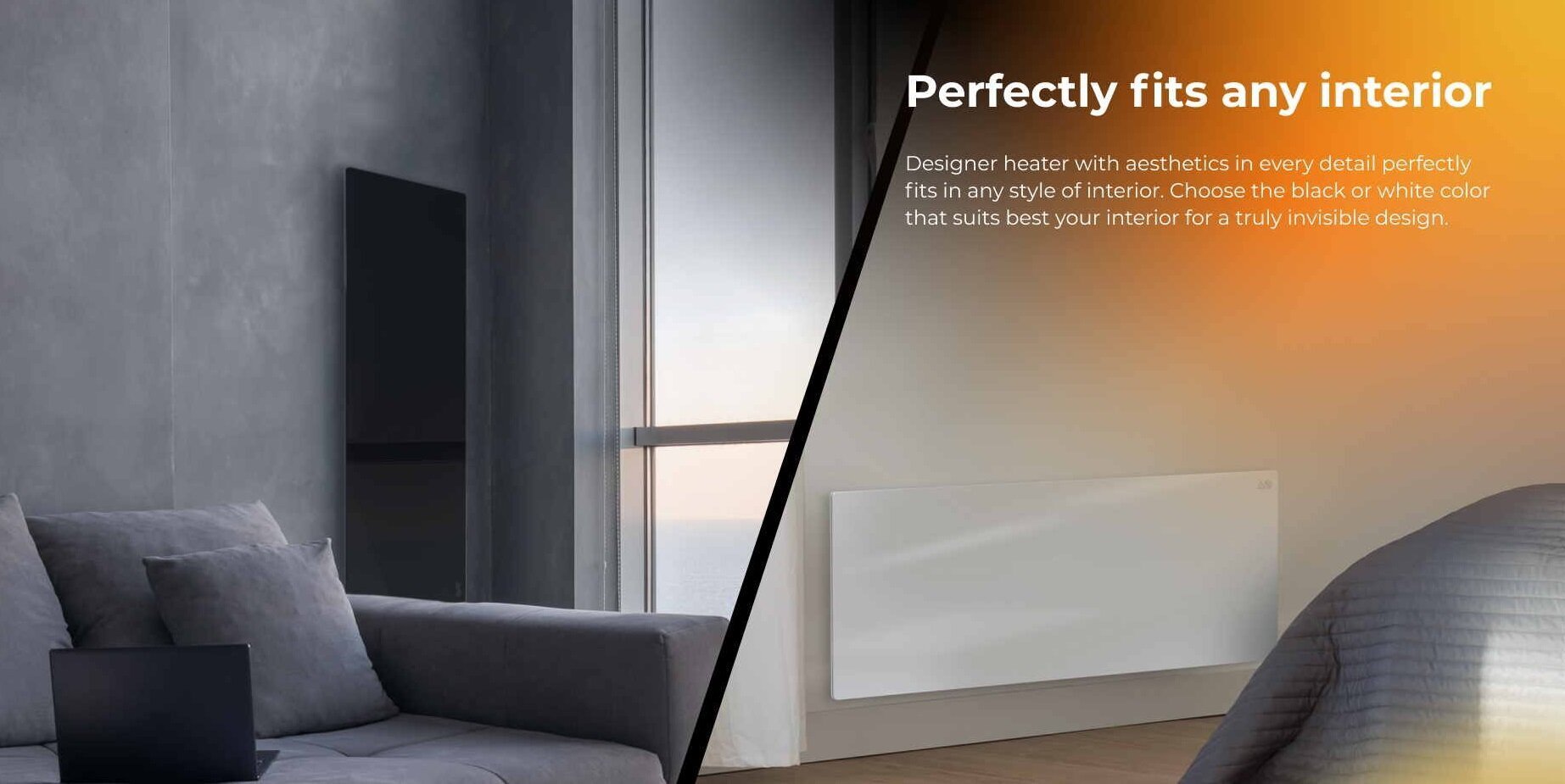 Infraraudonųjų spindulių - konvekcinis šildytuvas Aeno Premium Eco Smart Black цена и информация | Šildytuvai | pigu.lt