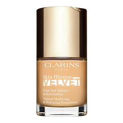 Makiažo pagrindas Clarins Skin Illusion Velvet Foundation 103N, 30 ml цена и информация | Пудры, базы под макияж | pigu.lt