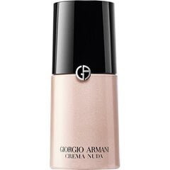 Drėkinamasis tonuojantis veido kremas Giorgio Armani Crema Nuda Supreme Glow Reviving Tinted Cream, 02 Light Glow, 30 ml kaina ir informacija | Makiažo pagrindai, pudros | pigu.lt