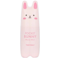 Drėkinamoji veido dulksna Tony Moly, Pocket Bunny, Moist Mist, 60 ml kaina ir informacija | Veido prausikliai, valikliai | pigu.lt