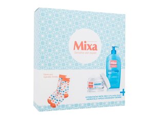 Косметический подарочный набор для чувствительной кожи Mixa Hyalurogel: дневной крем 50 мл + интенсивно увлажняющий лосьон для тела 400 мл + носки цена и информация | Кремы для лица | pigu.lt