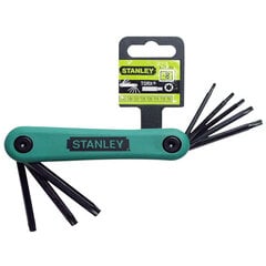 Складной набор вращения наконечников Stanley Torx, 8 шт. цена и информация | Механические инструменты | pigu.lt